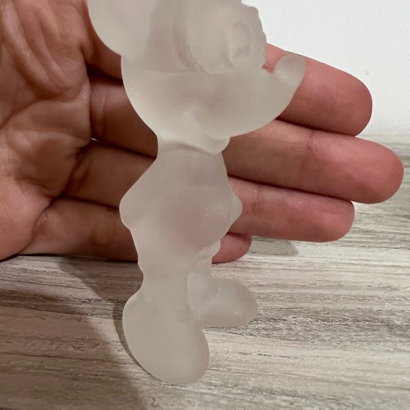 Disney Frosted Glass Crystal Mickey Mouse Figure. - Picture 3 of 5